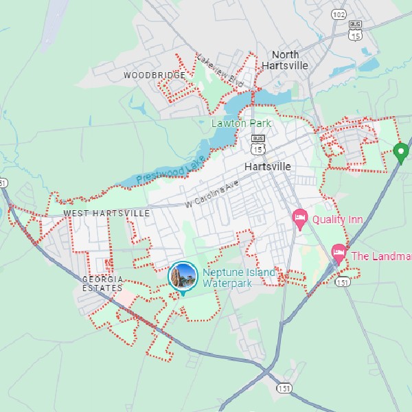 hartsville sc map